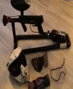 tippman 98 custon met masker en 3 vizieren